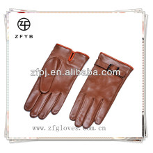 Hot sale Fashion ladies cheap leather winter gloves